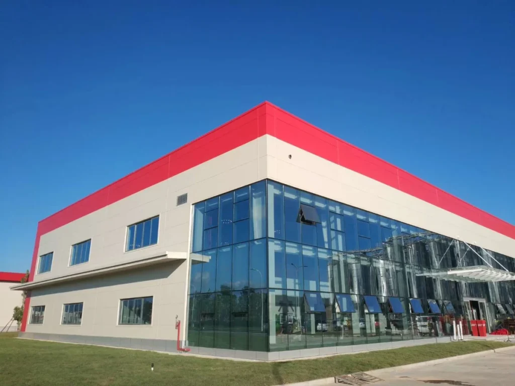 Steel structure warehouse built by VIKKINS in China