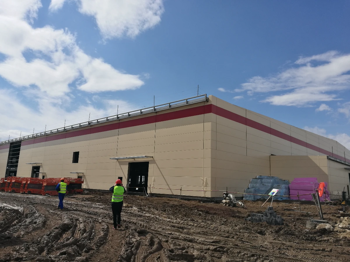 Steel structure warehouse built by VIKKINS in China