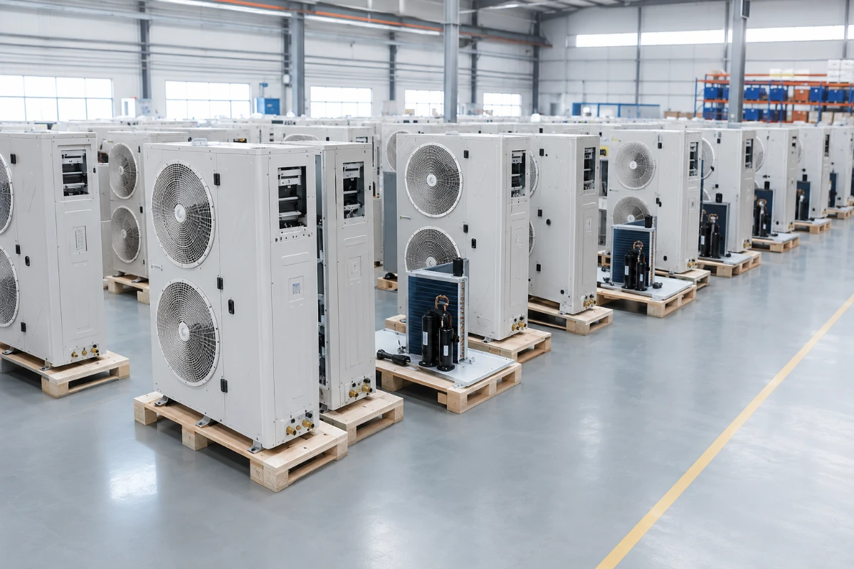 Refrigeration unit assembly and pre-testing