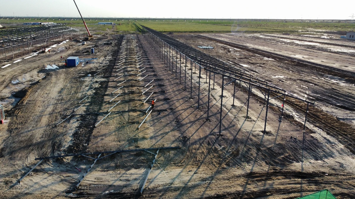 edifício agrícola pré-fabricado