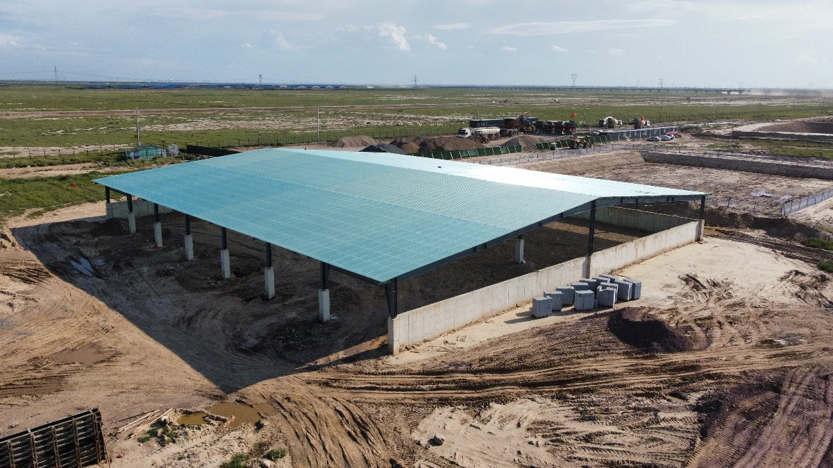 edifício agrícola pré-fabricado