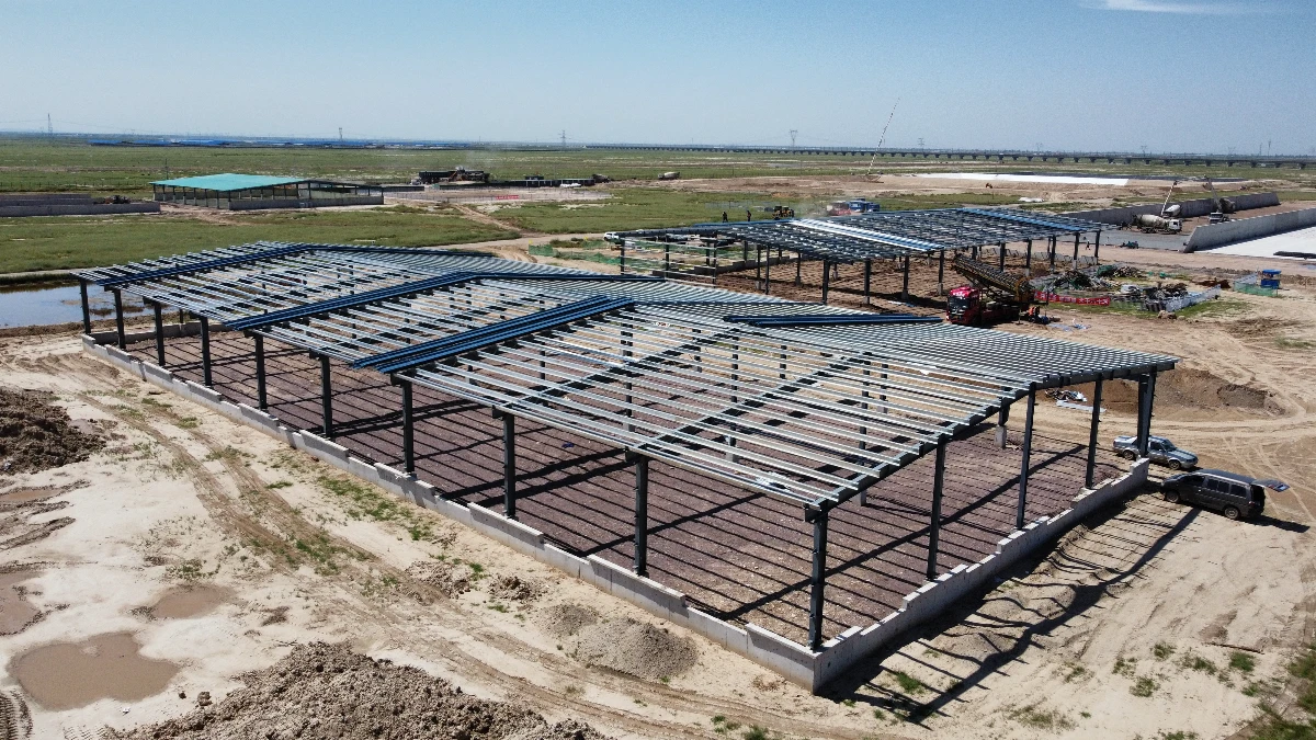 edifício agrícola pré-fabricado