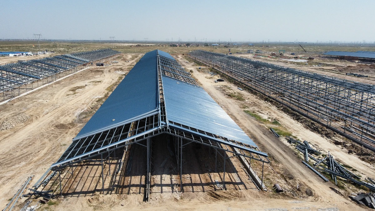 edifício agrícola pré-fabricado