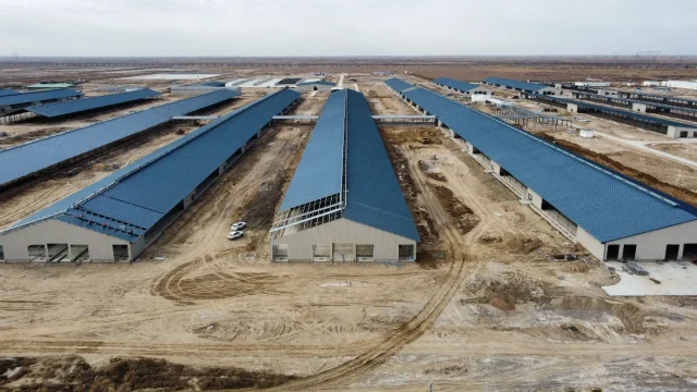 edifício agrícola pré-fabricado